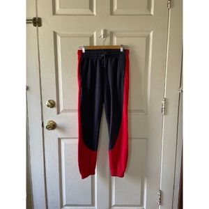 Aritzia TNA Sweatpants Red/Navy